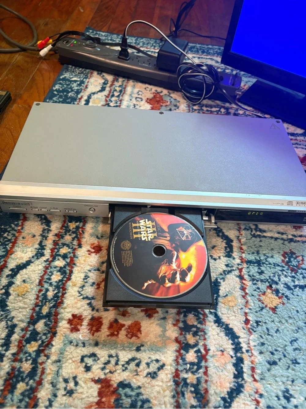 Silver DVD Player Console - Panasonic DVD Player